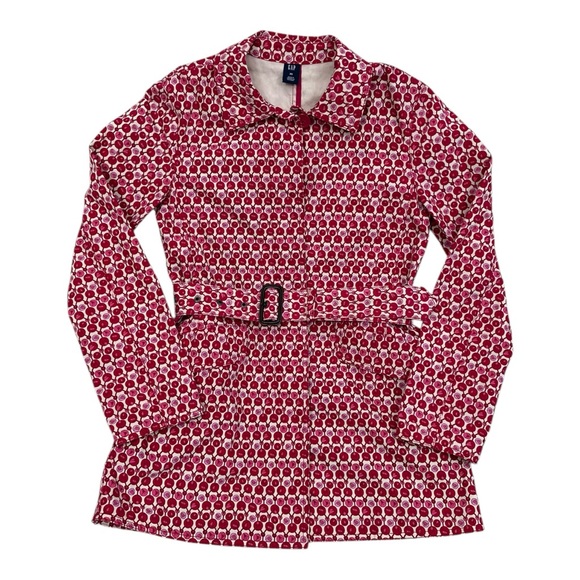 GAP Jackets & Blazers - Gap 2006 Belted Trench Coat Roses - Size XS